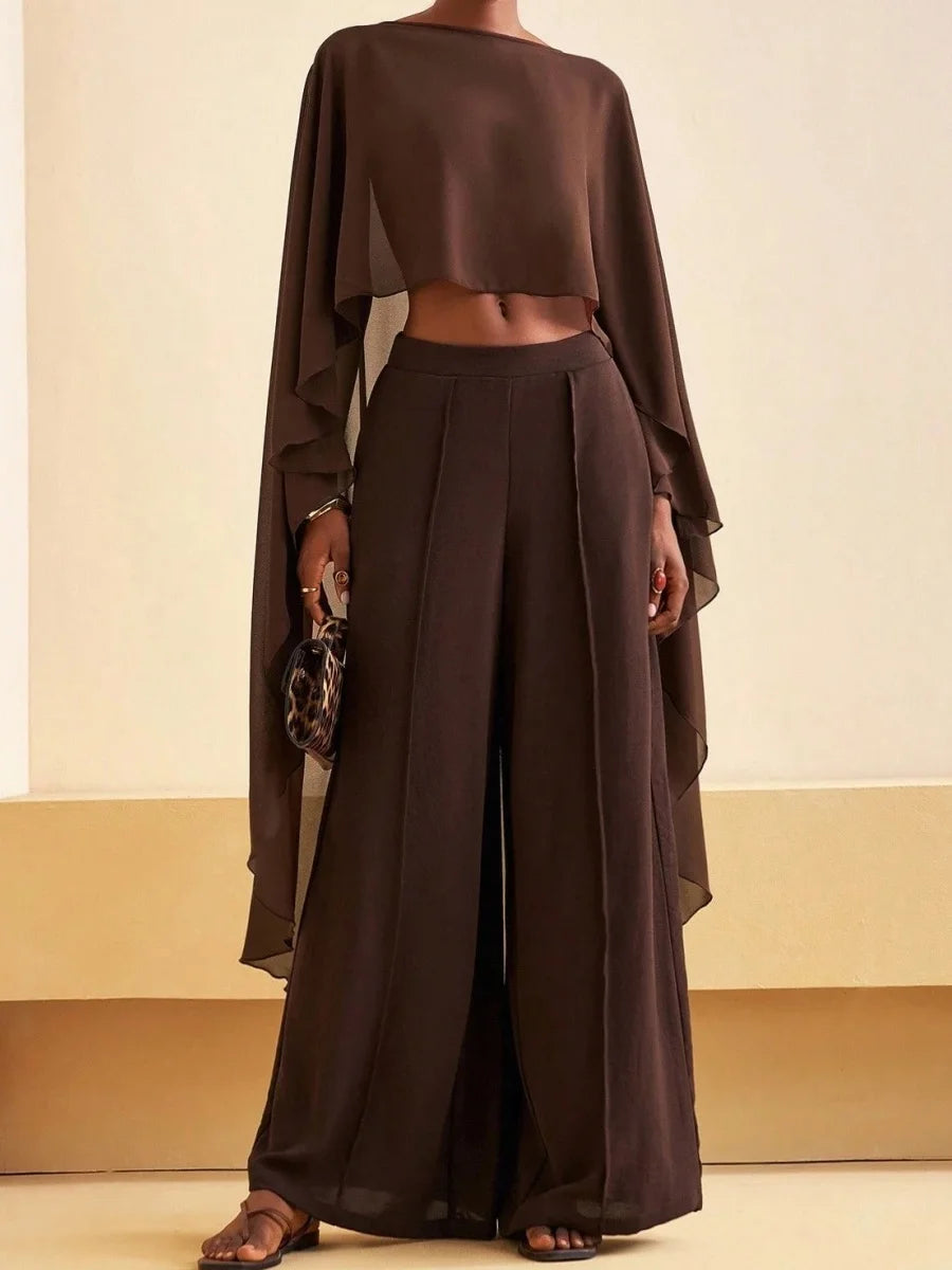 Doorzichtige poncho-top voor dames, asymmetrische mesh-sjaal, doorzichtige chiffon capelet, avondjurk, bruiloft cover-up