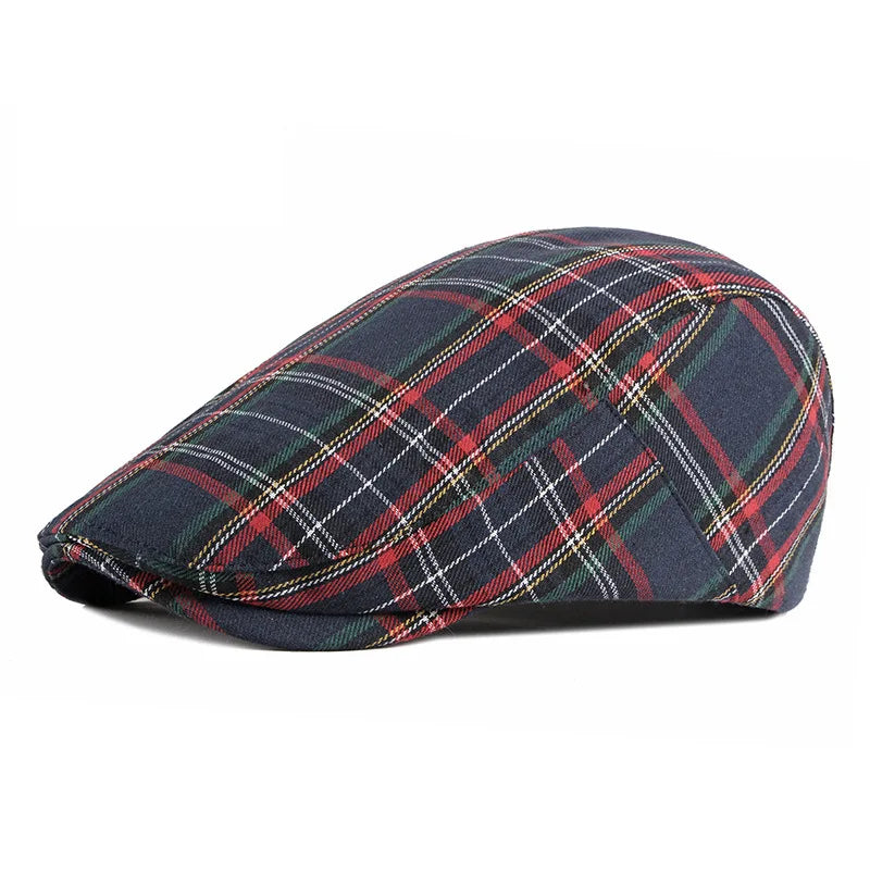 Stratford Tartan Flat Cap