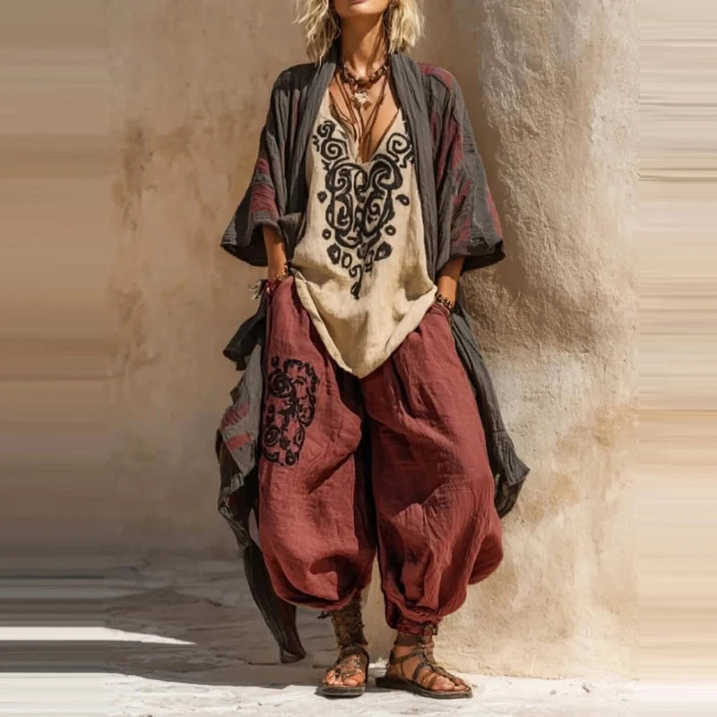 The Florence Linen-Blend Co-ord Sets