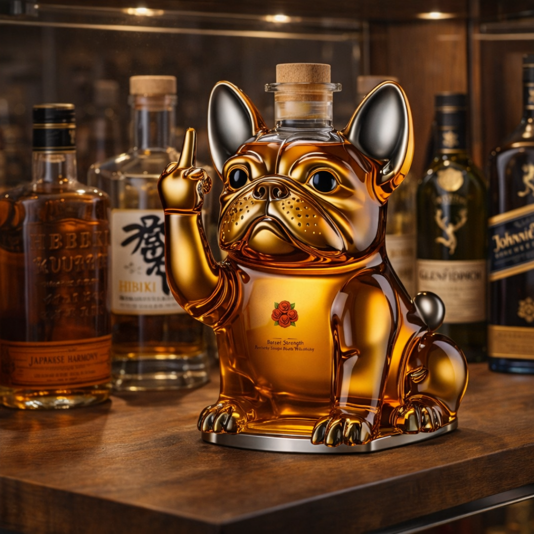 Whiskey Bottle - Dog Edition.