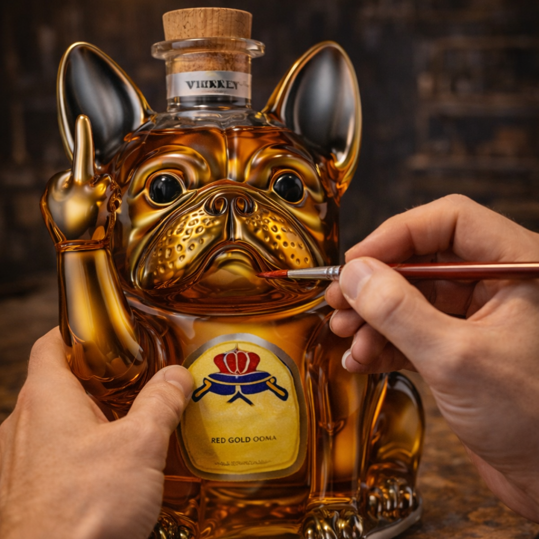 Whiskey Bottle - Dog Edition.