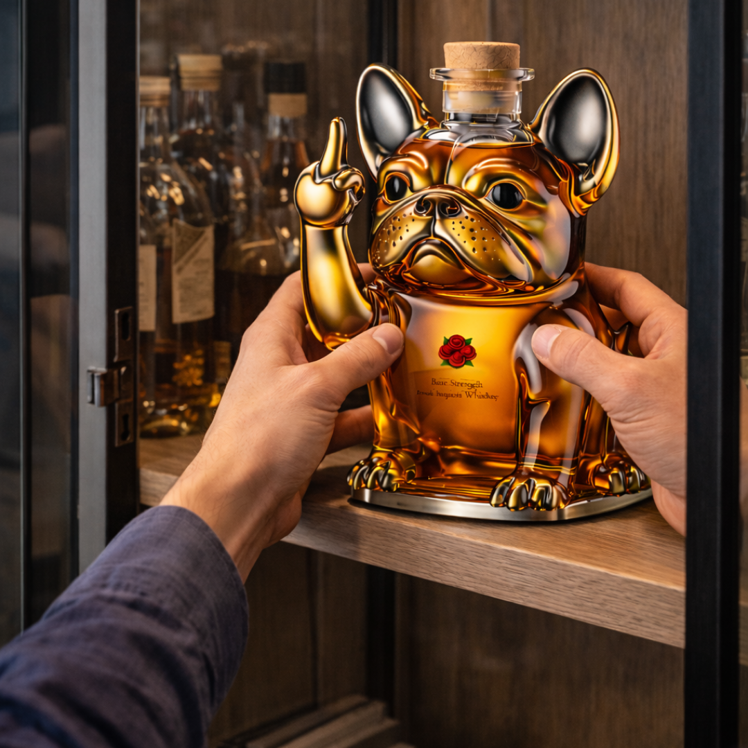 Whiskey Bottle - Dog Edition.