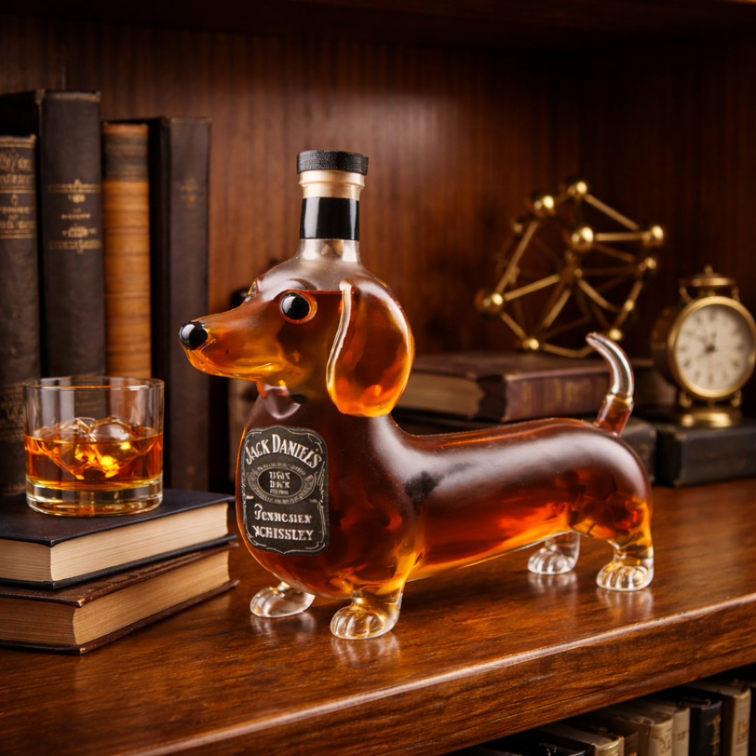 Whisky Bottle - Dachshund Edition.