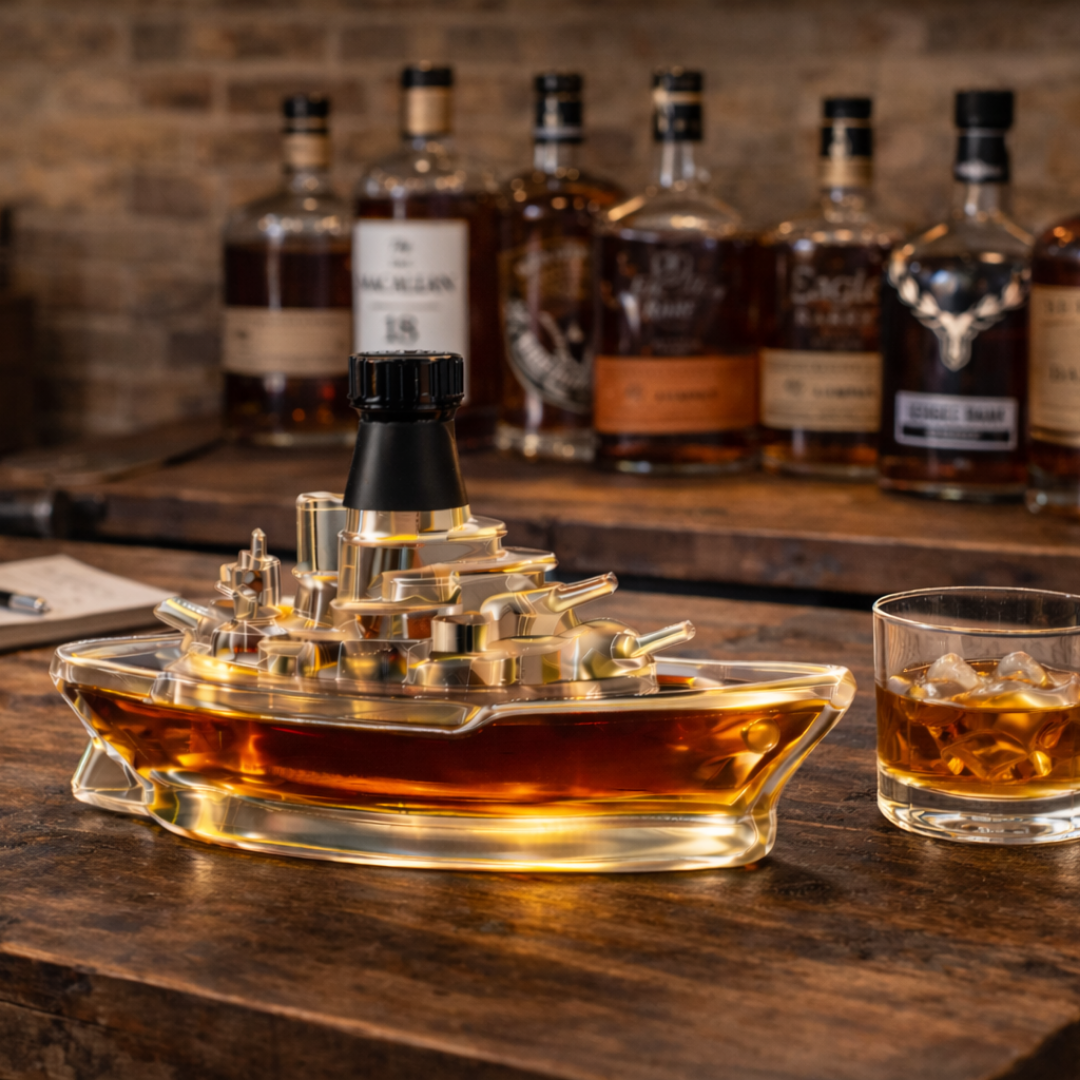 Whiskey Bottle - Marine Edition.