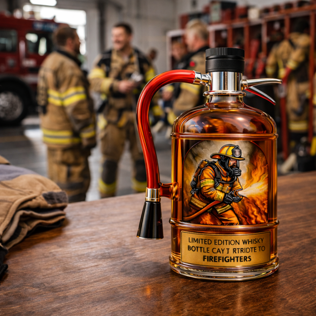 Whiskey Bottle - Fire Extinguisher Edition.