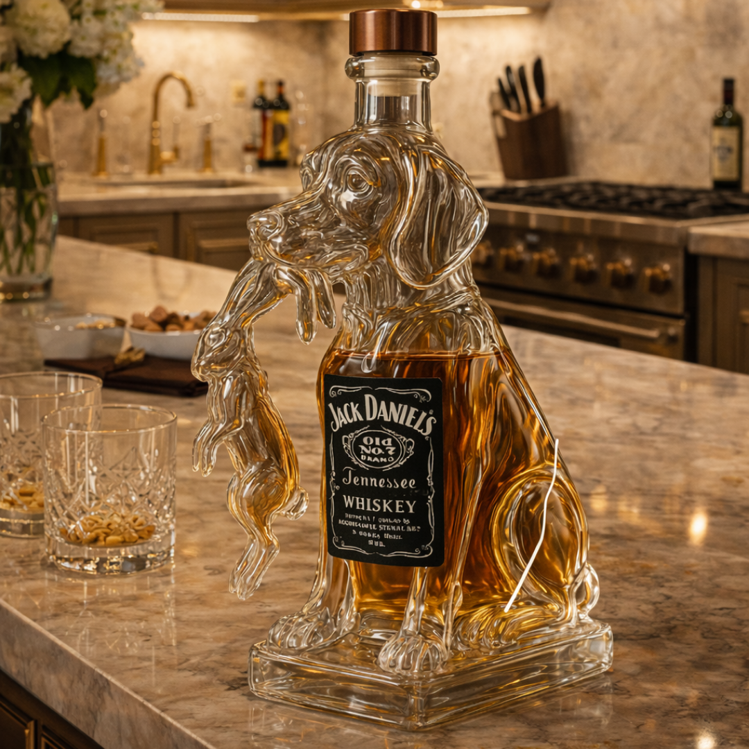 Whiskey Bottle - Dog Edition.