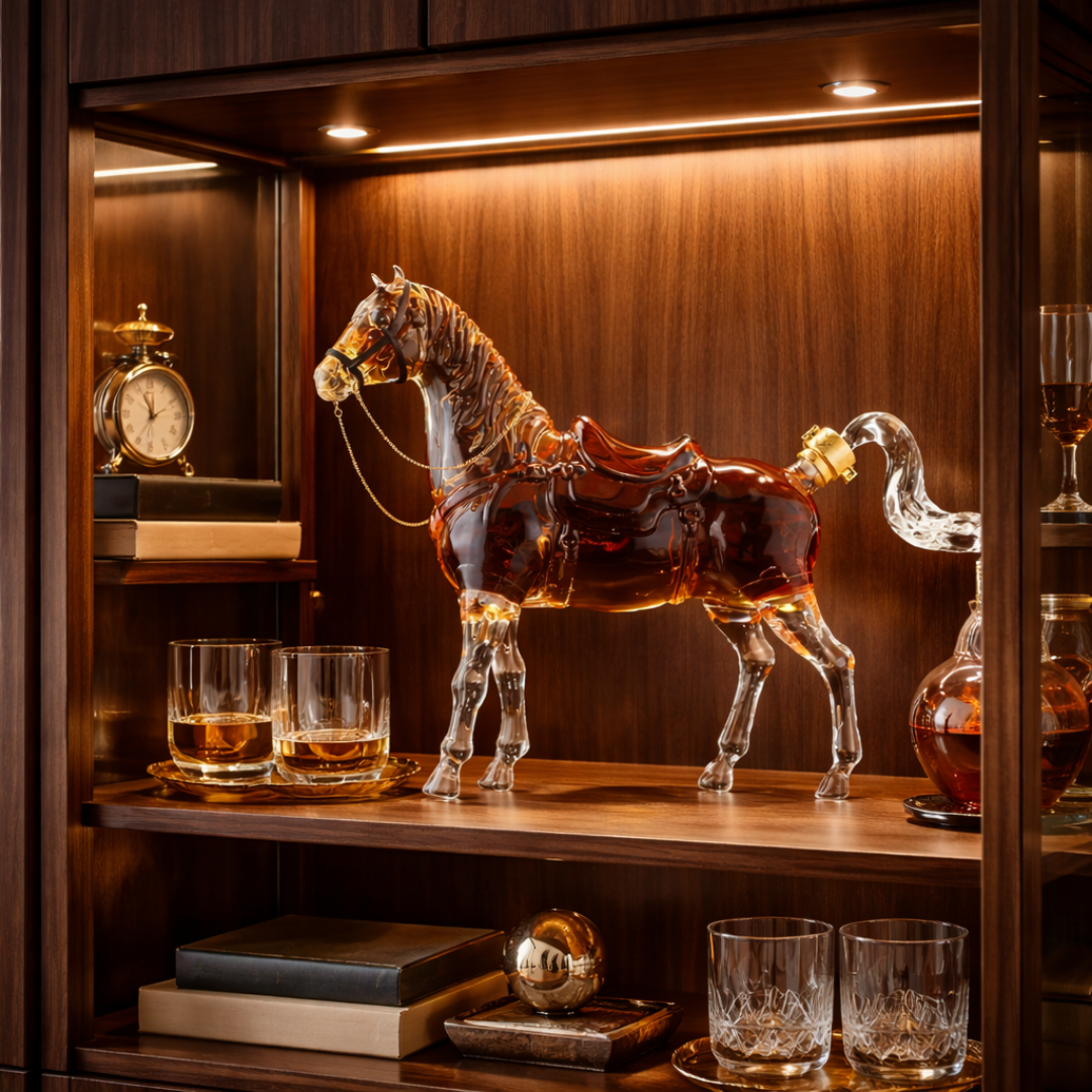 Whiskey Bottle - Horse Edition.