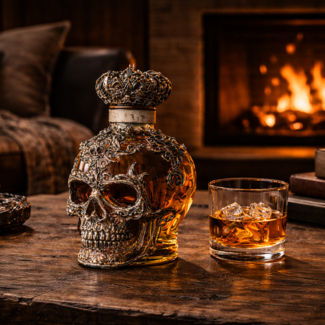 Whisky Bottle - Skulls Edition.