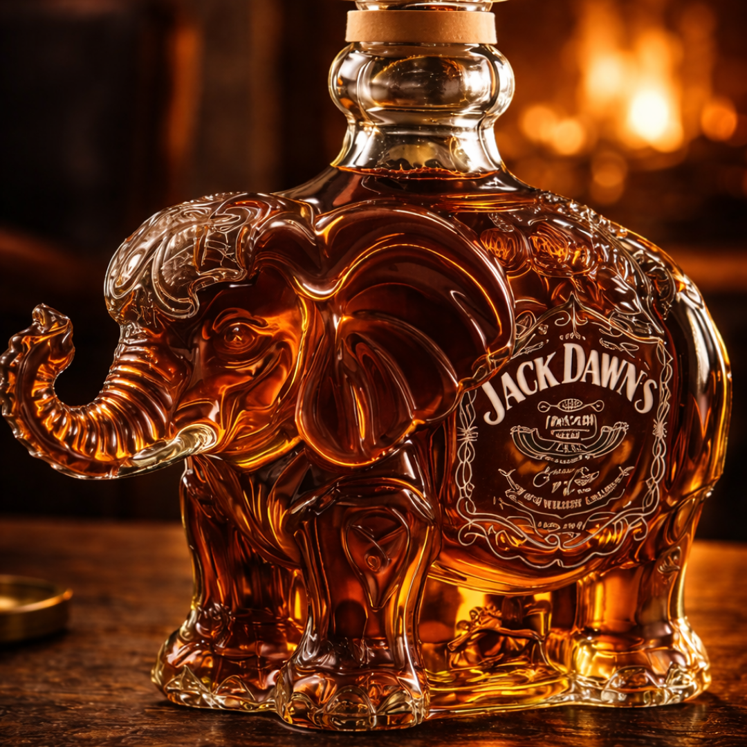Jack Daniel's Whisky Bottle - Elephant Edition.