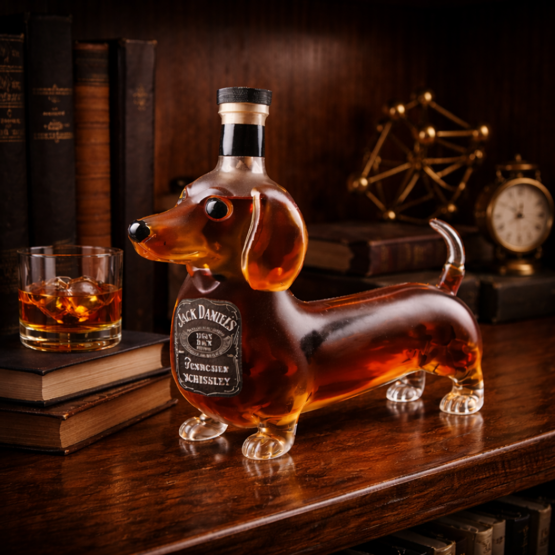 Whisky Bottle - Dachshund Edition.