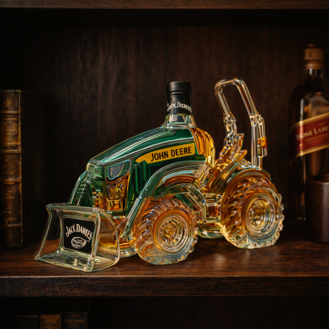 Jack Daniel's Whisky Bottle - Tractor Edition.