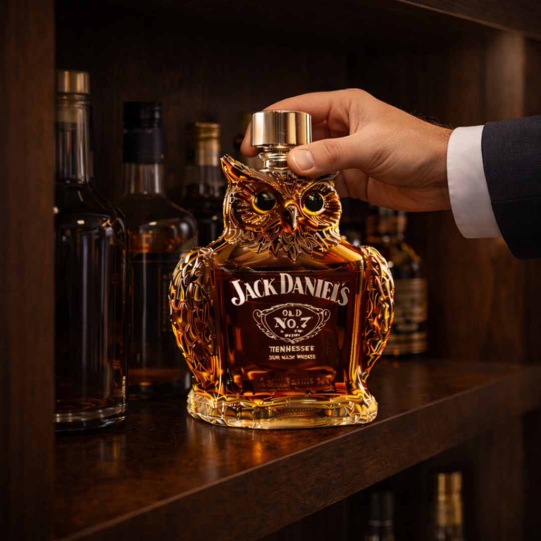 Whiskey Bottle - Owl Edition.