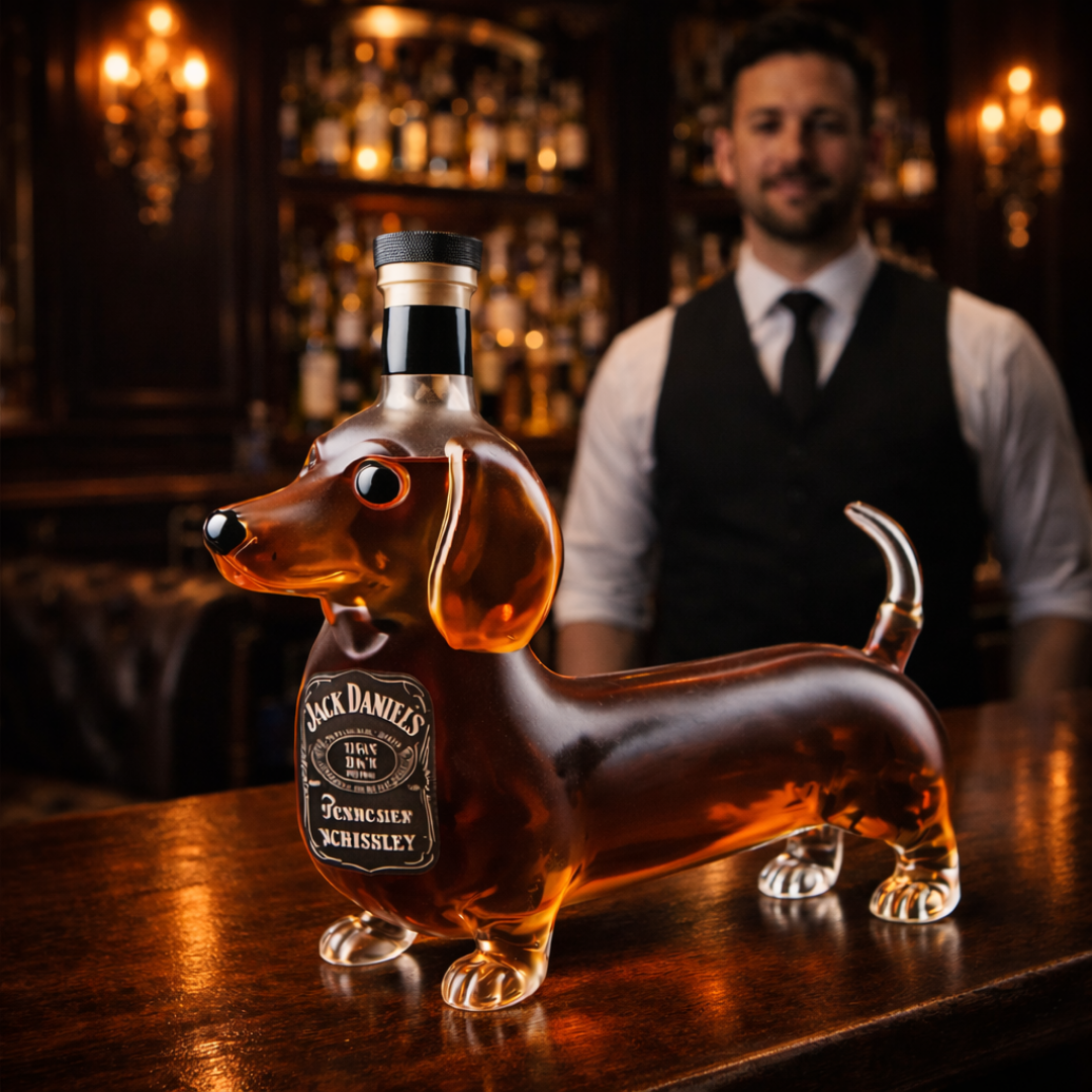 Whisky Bottle - Dachshund Edition.