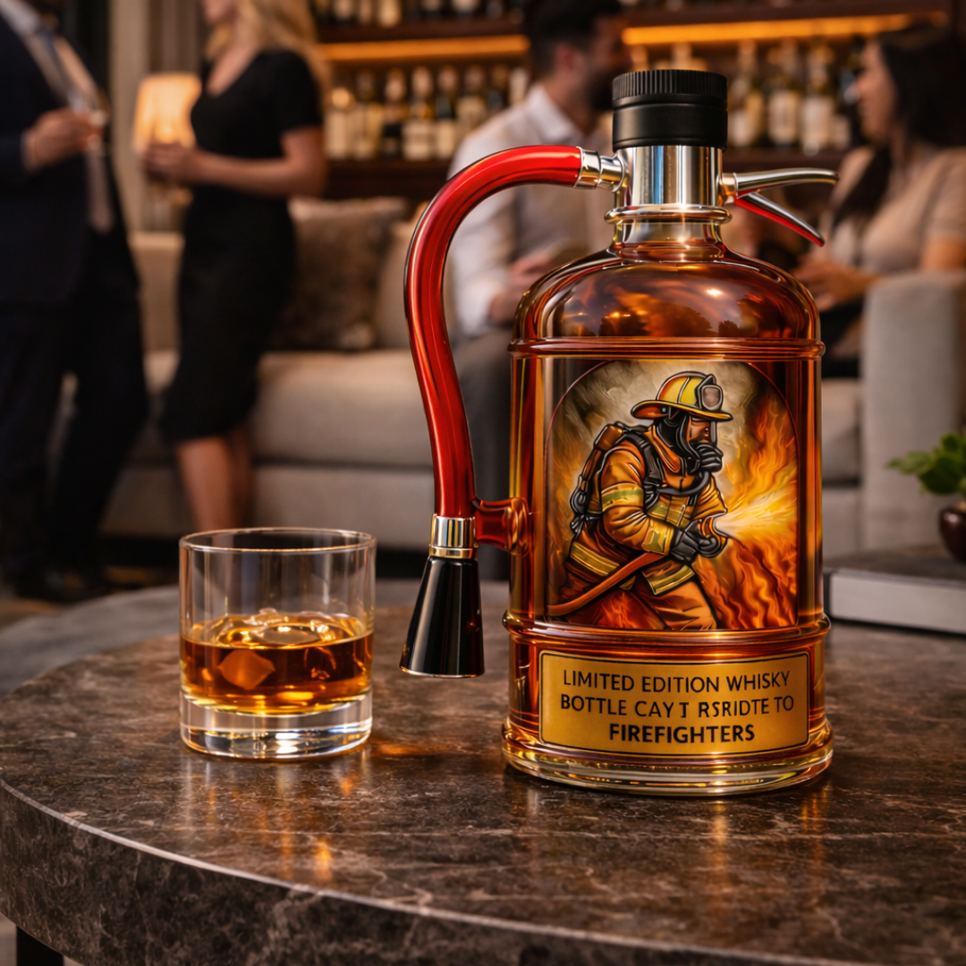 Whiskey Bottle - Fire Extinguisher Edition.