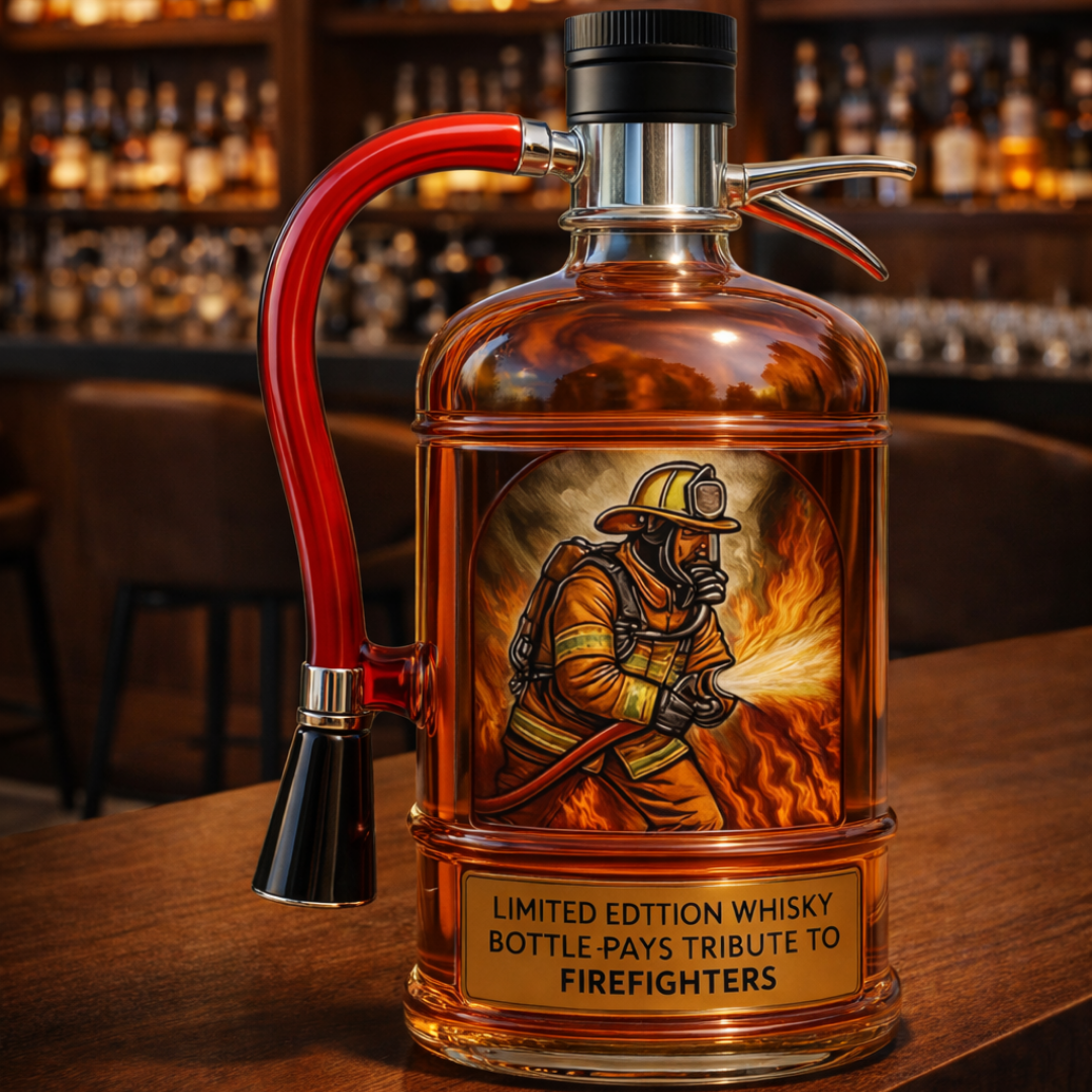 Whiskey Bottle - Fire Extinguisher Edition.