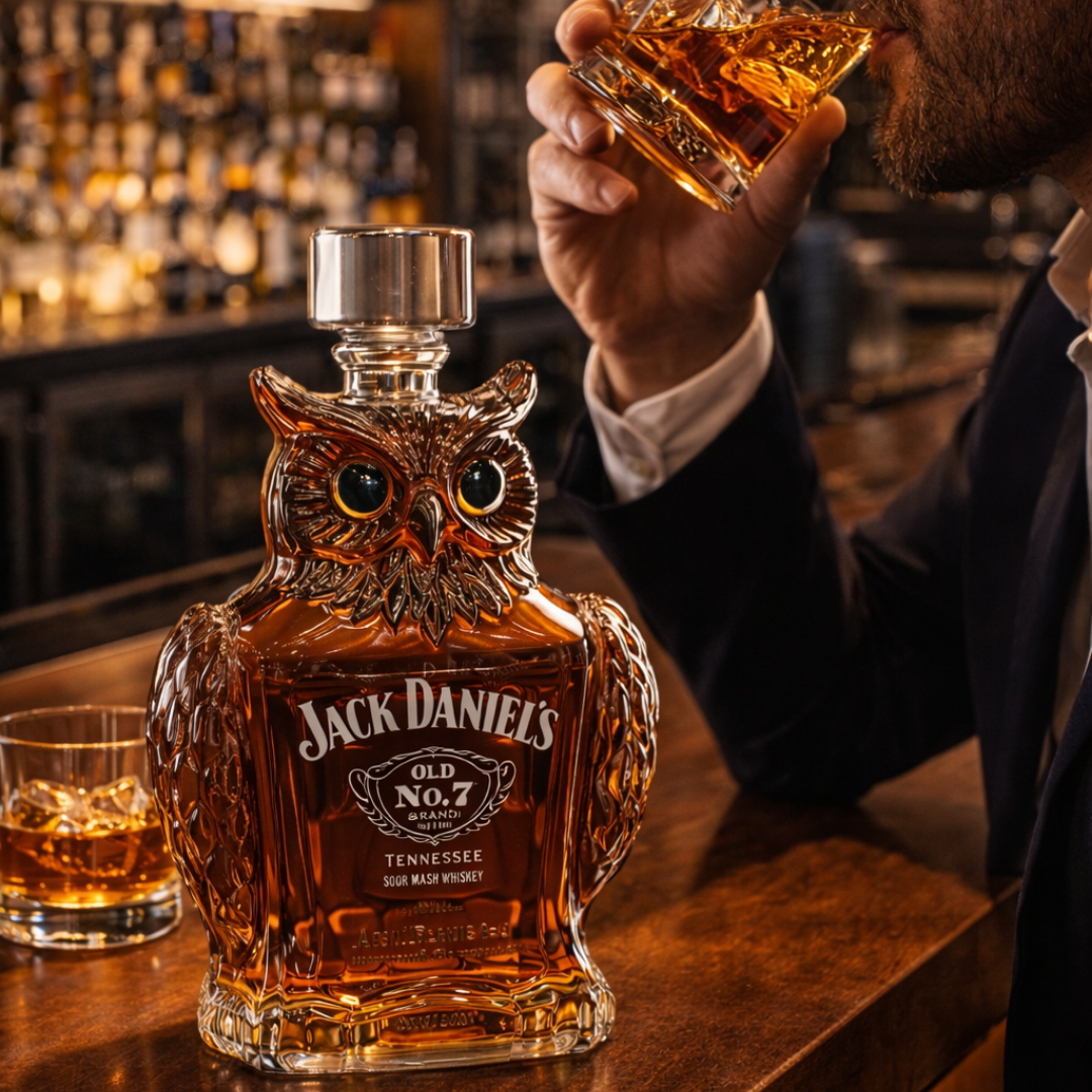 Whiskey Bottle - Owl Edition.