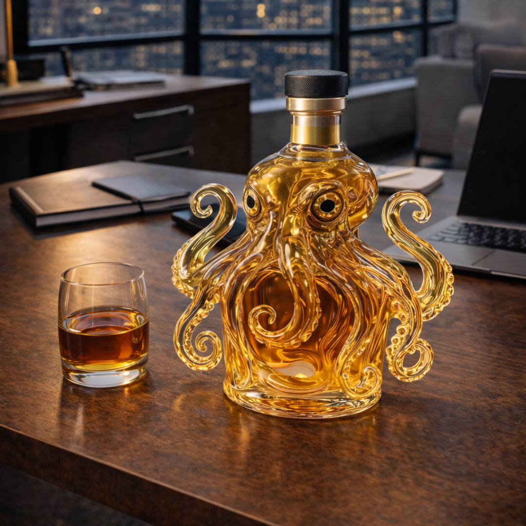 Whiskey Bottle - Octopus Edition.