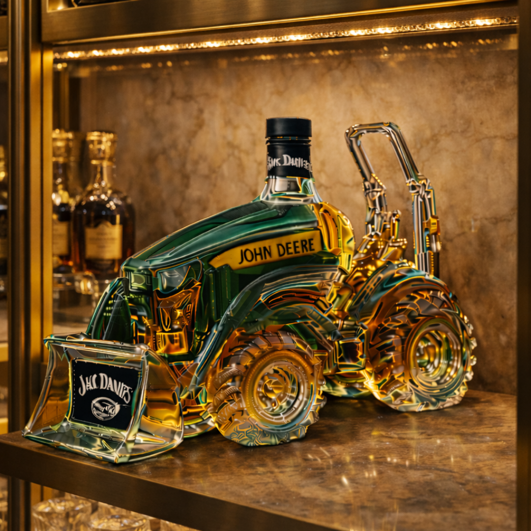 Jack Daniel's Whisky Bottle - Tractor Edition.