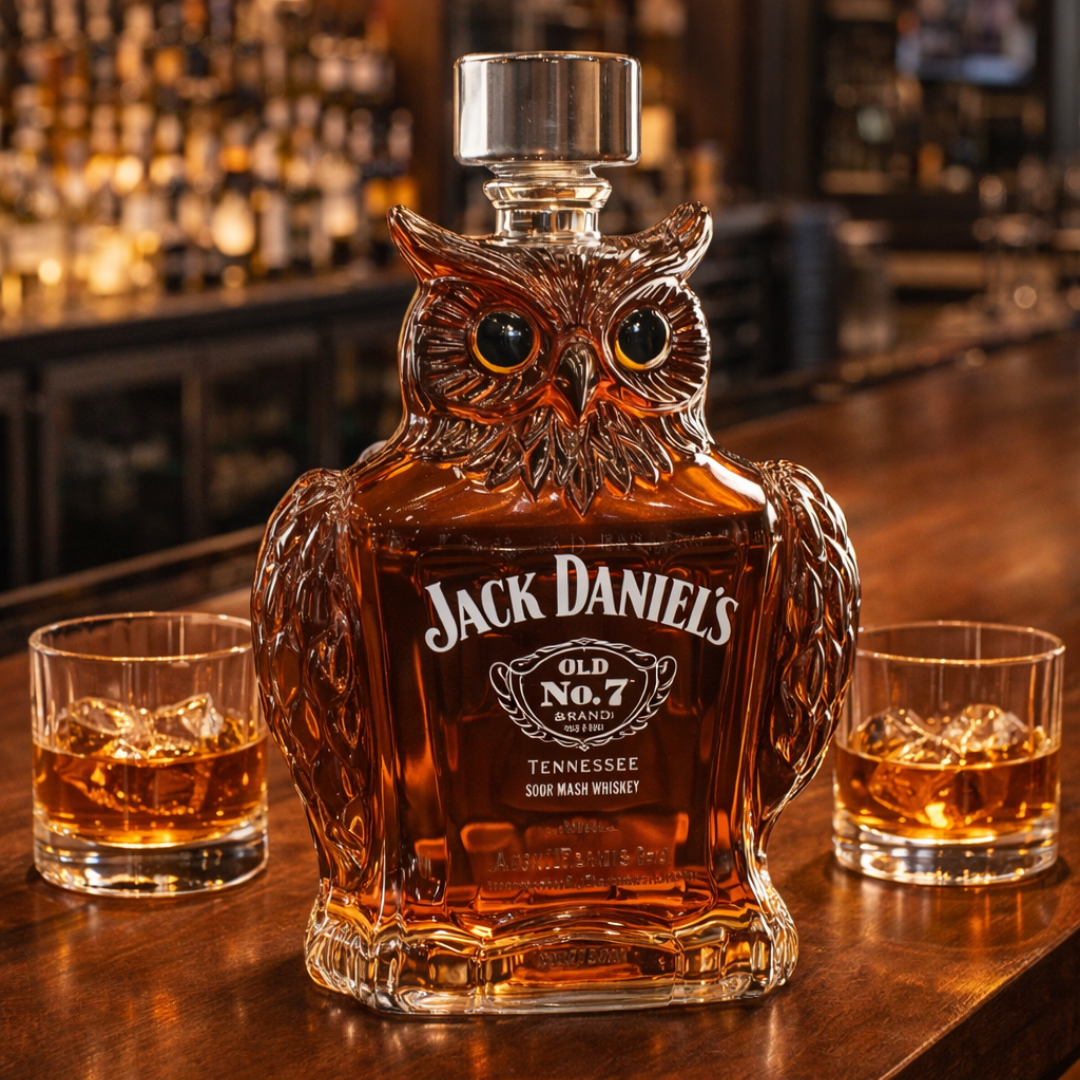 Whiskey Bottle - Owl Edition.