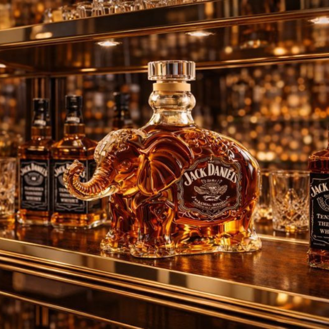 Jack Daniel's Whisky Bottle - Elephant Edition.