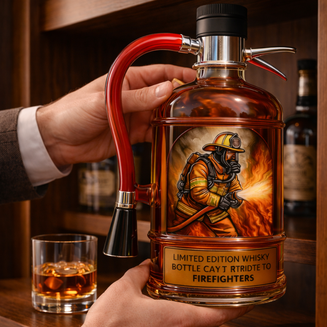 Whiskey Bottle - Fire Extinguisher Edition.