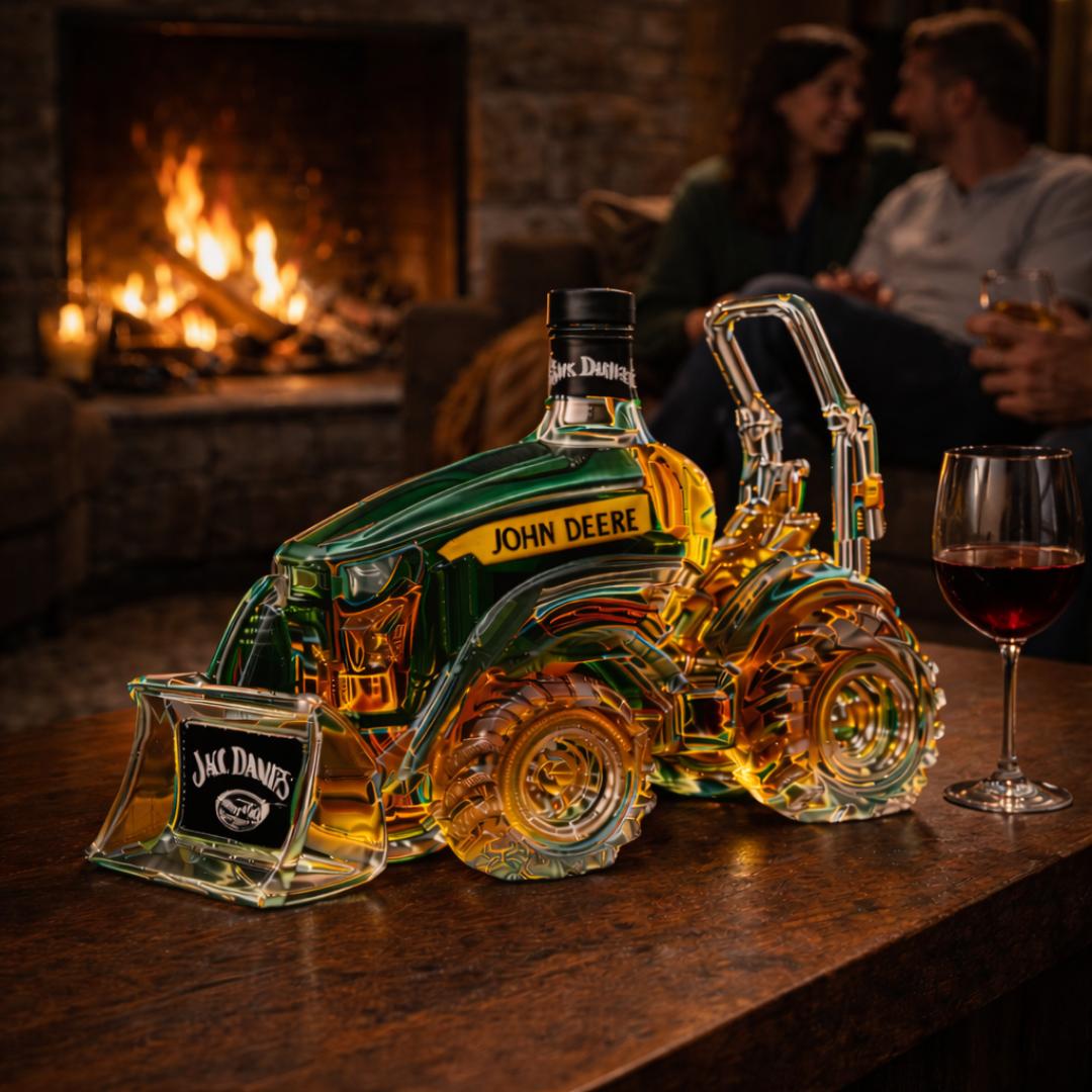 Jack Daniel's Whisky Bottle - Tractor Edition.