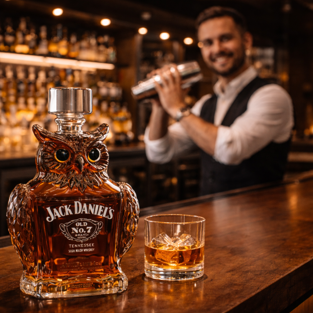 Whiskey Bottle - Owl Edition.