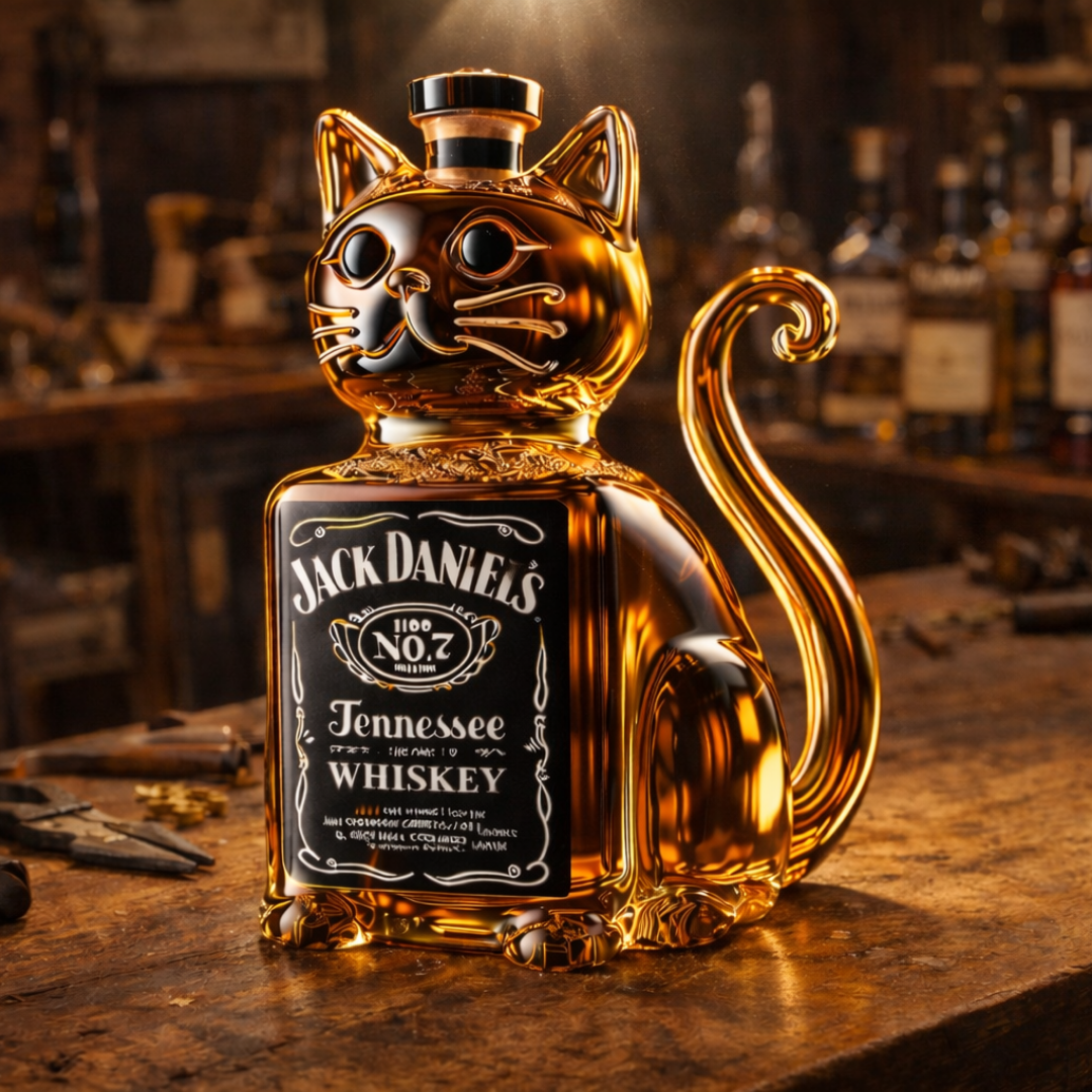 Whisky Bottle - Cat Edition.