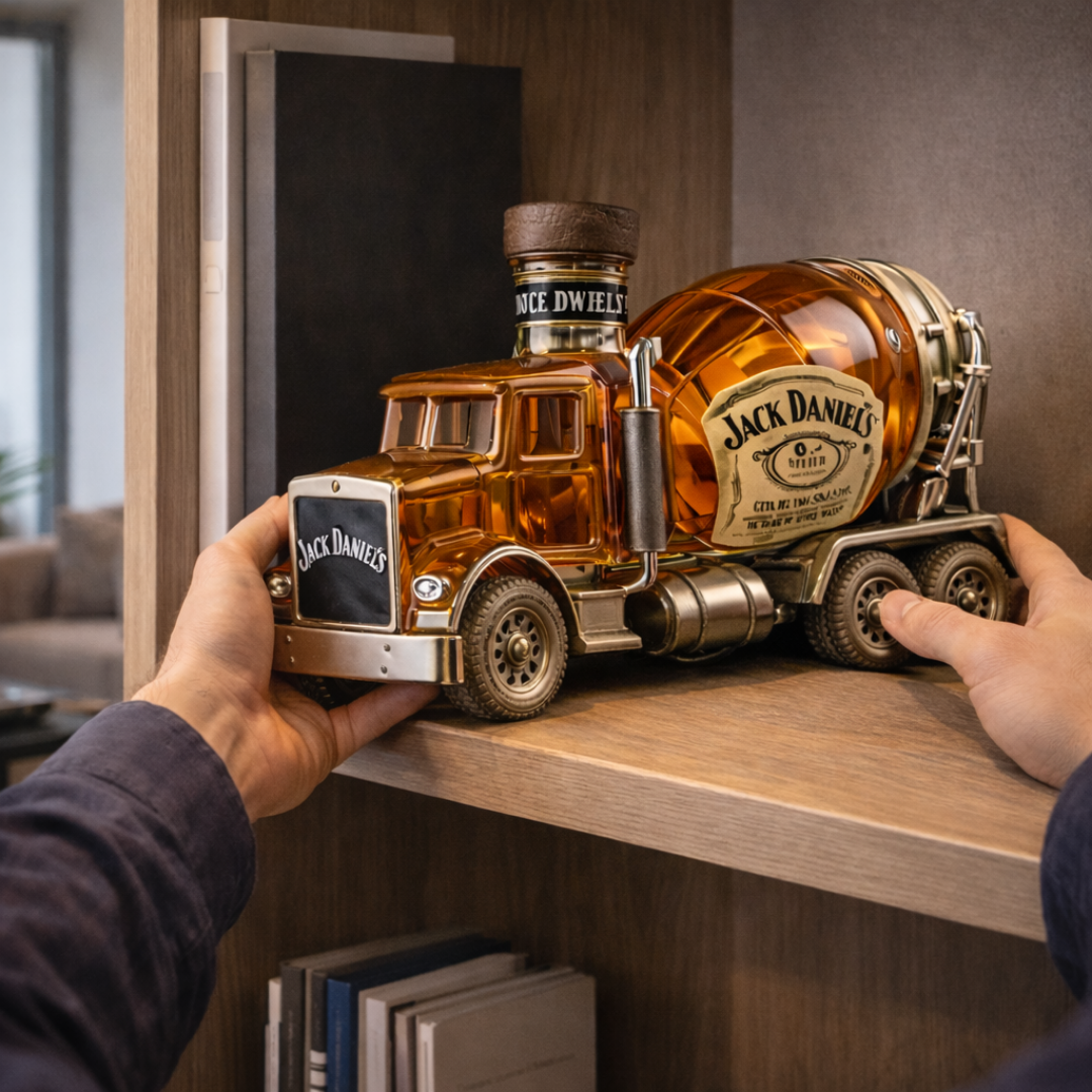Jack Daniel's Whisky Bottle - Truck Edition.