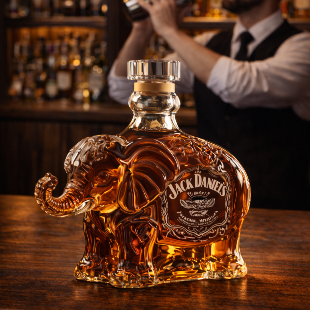 Jack Daniel's Whisky Bottle - Elephant Edition.