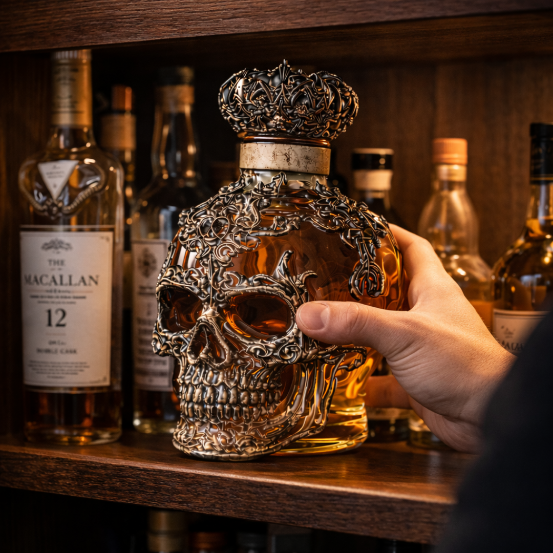 Whisky Bottle - Skulls Edition.