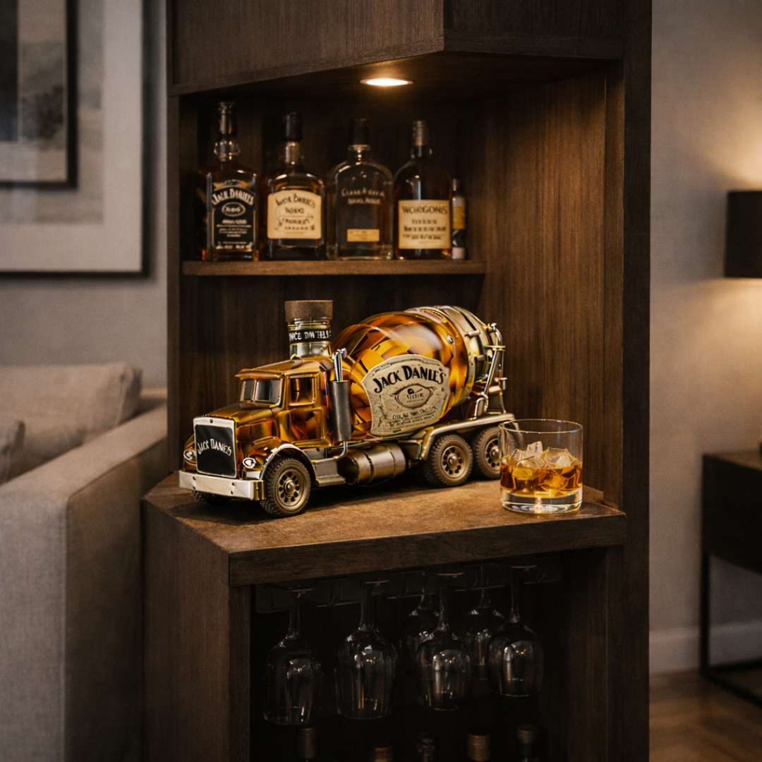 Jack Daniel's Whisky Bottle - Truck Edition.
