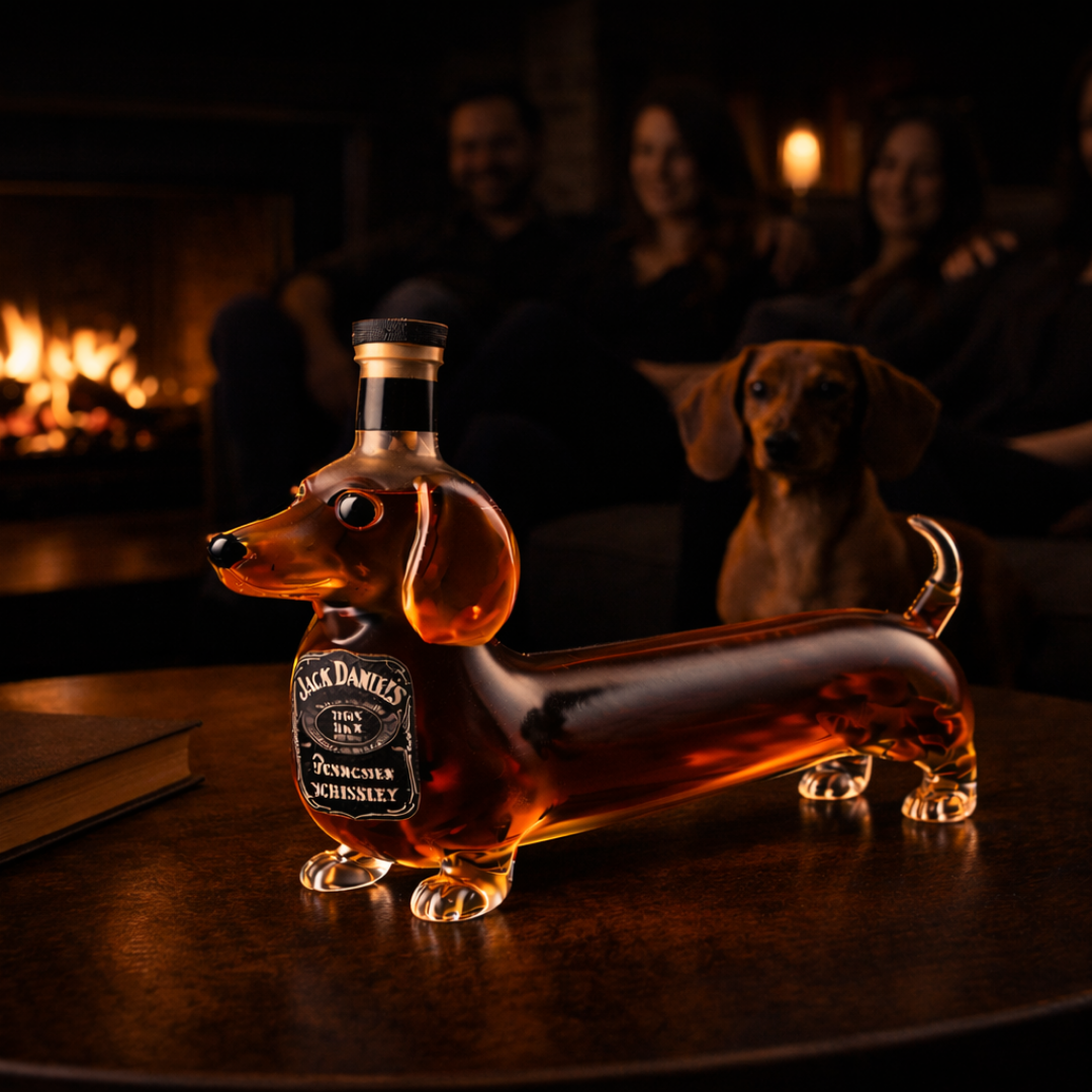 Whisky Bottle - Dachshund Edition.