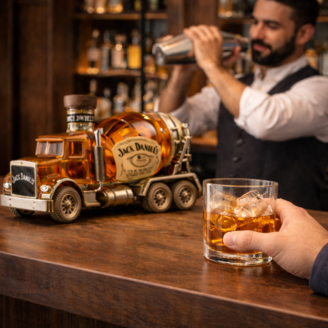 Jack Daniel's Whisky Bottle - Truck Edition.