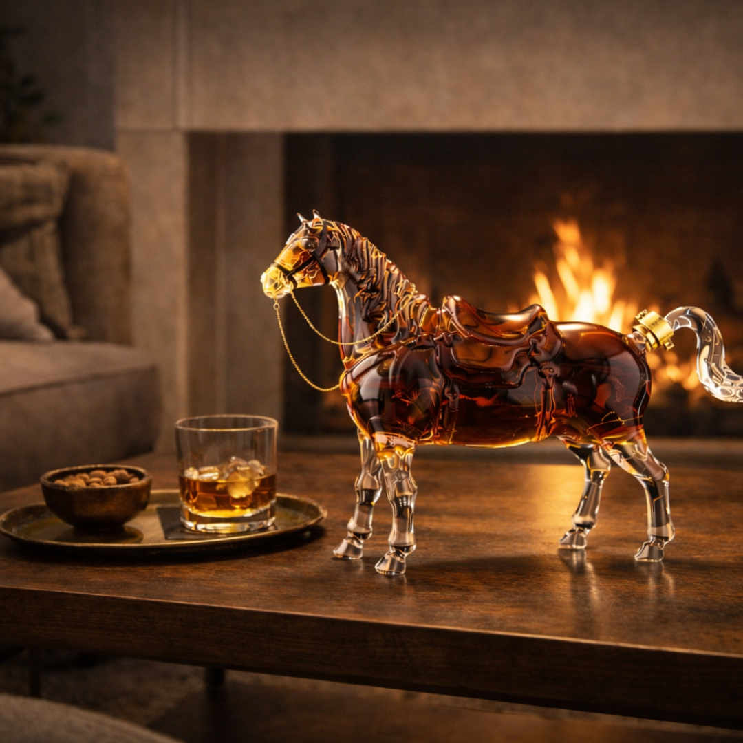 Whiskey Bottle - Horse Edition.
