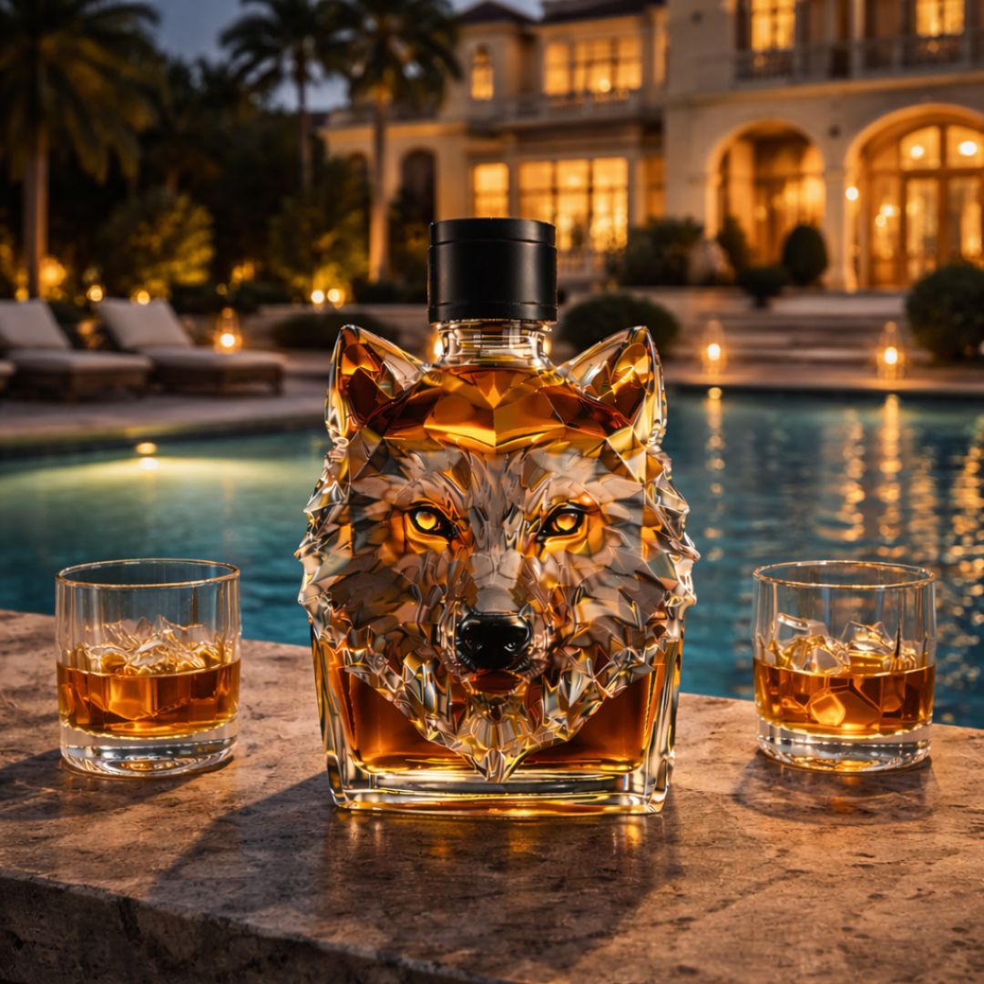 Whiskey Bottle - Wolf Edition.