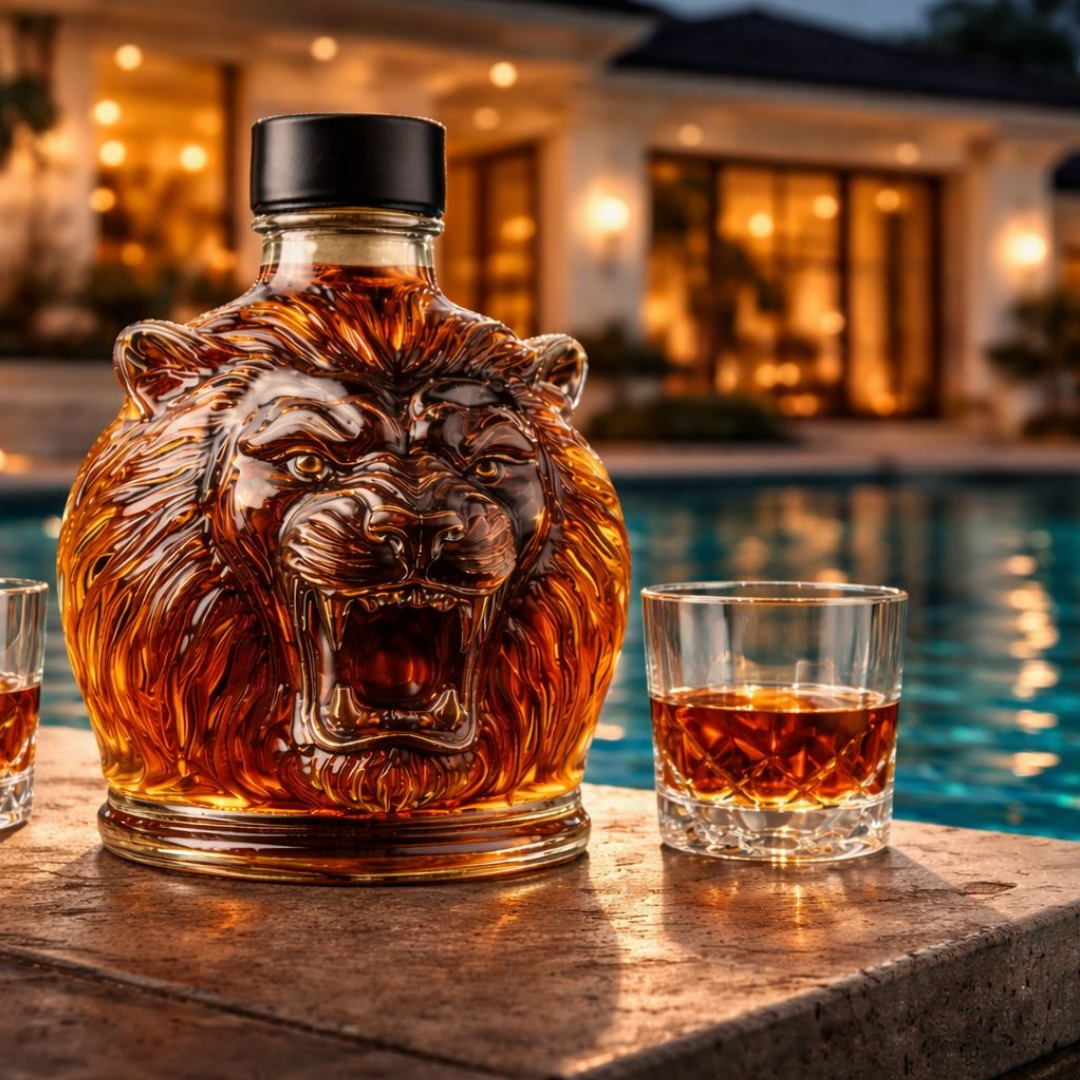 Whiskey Bottle - Lion Edition.
