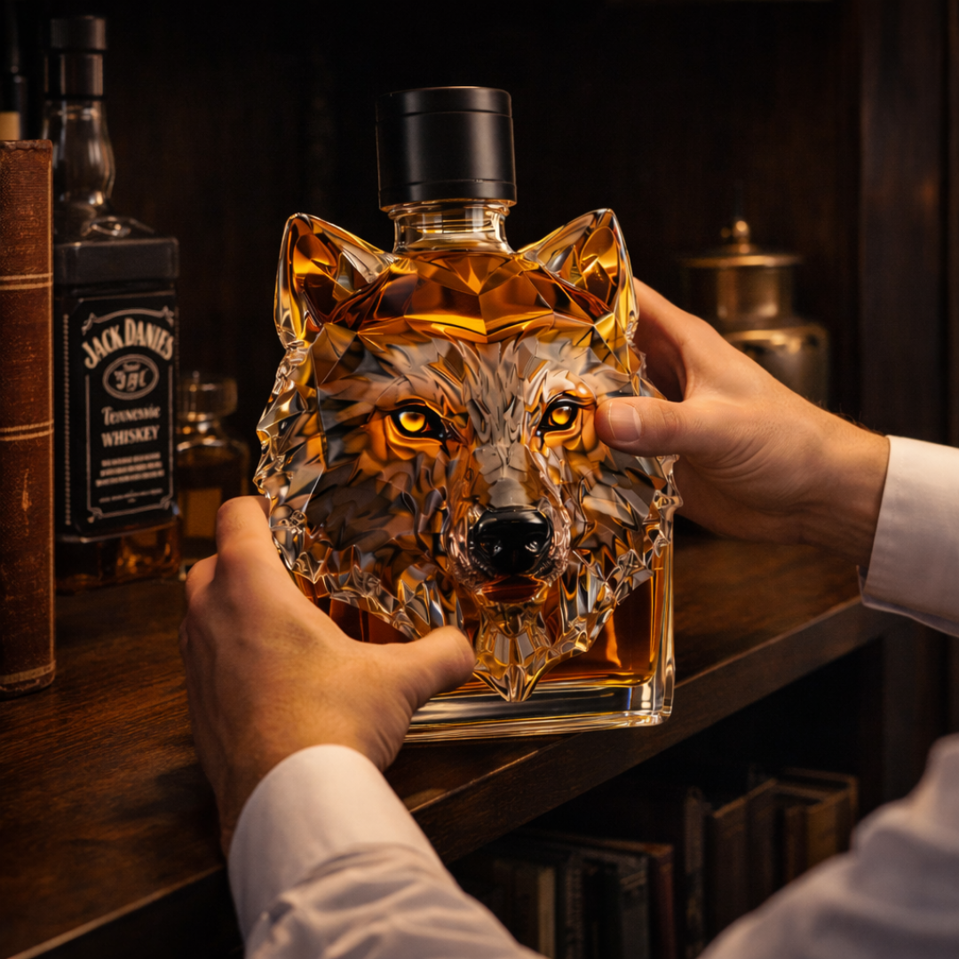 Whiskey Bottle - Wolf Edition.