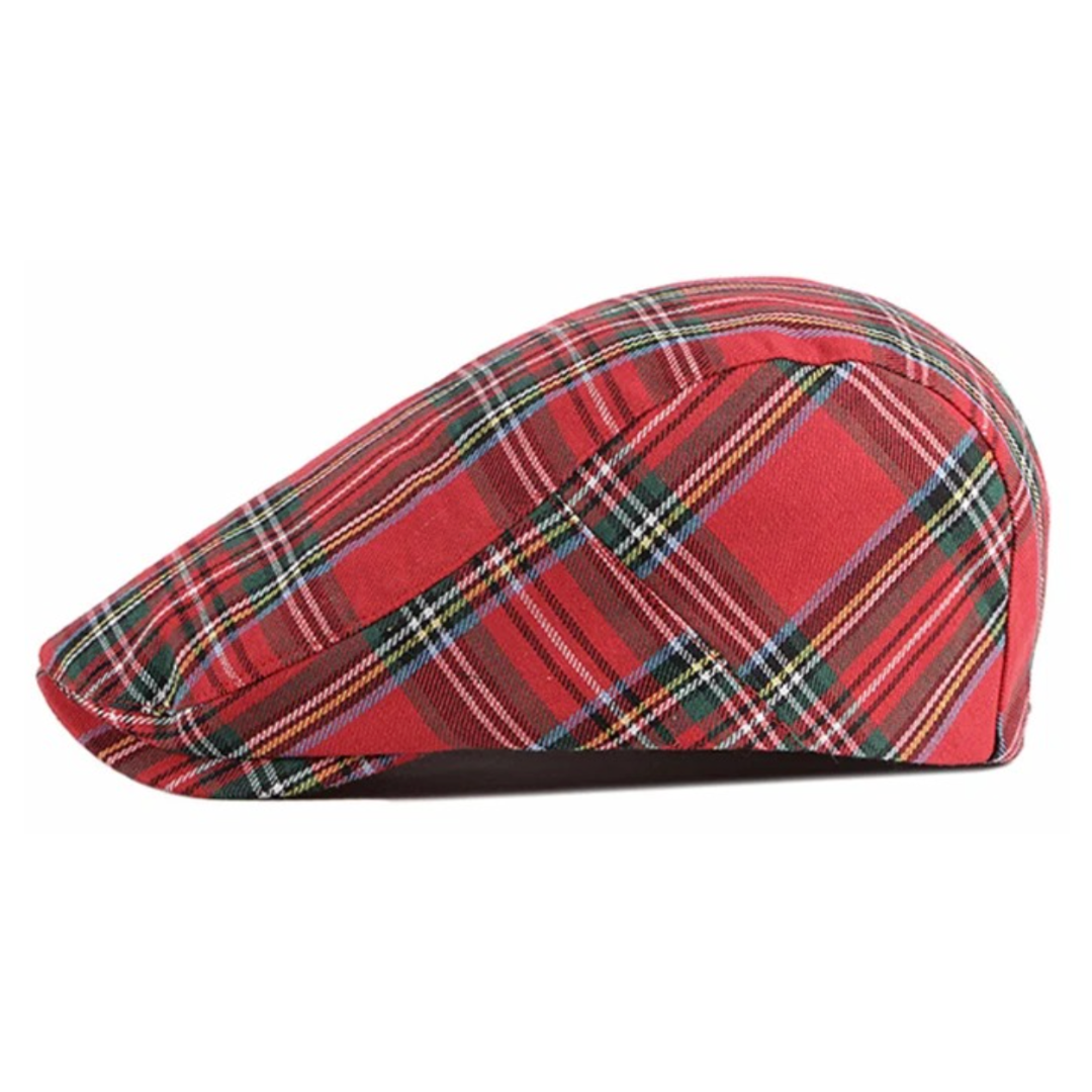 Stratford Tartan Flat Cap