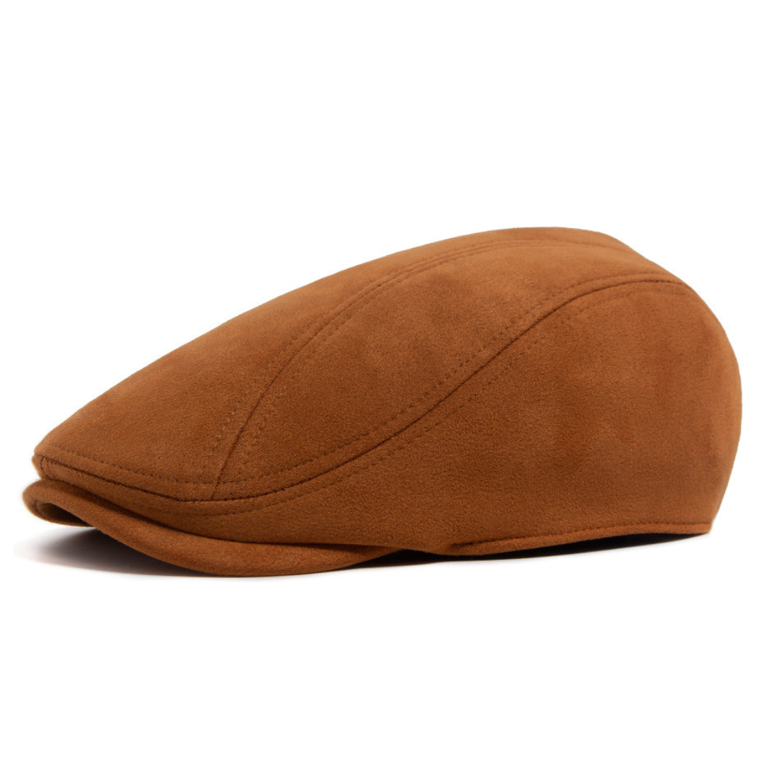 Sutherland Suede Flat Cap
