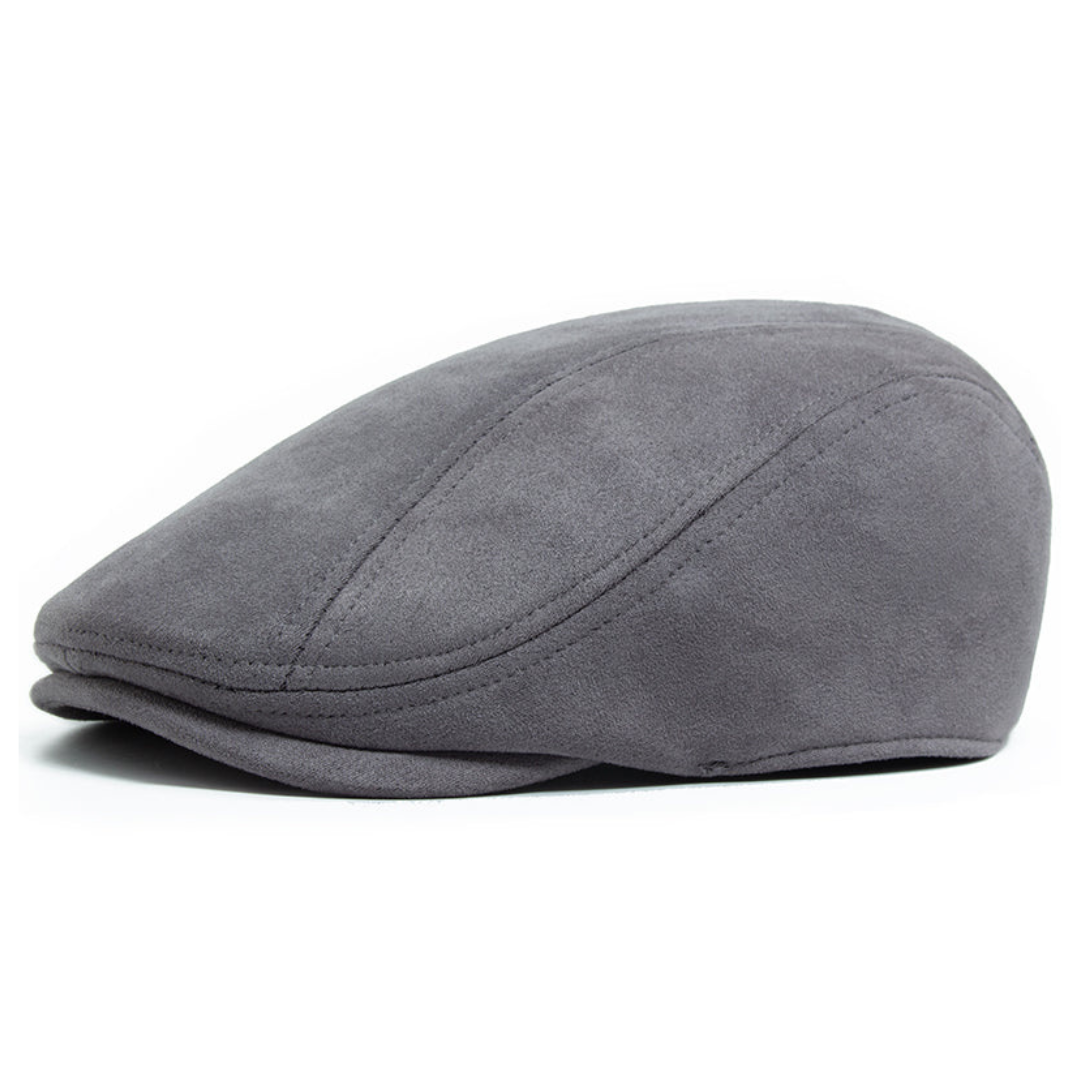 Sutherland Suede Flat Cap