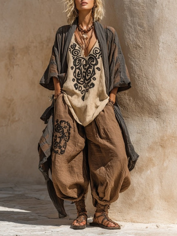 Isabella - Effortless Bohemian Three-Piece Set