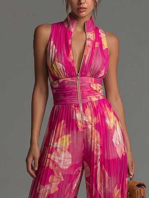Evi | Fuchsia Jumpsuit