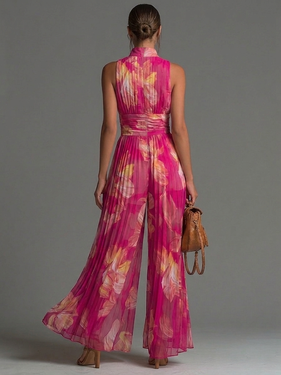 Evi | Fuchsia Jumpsuit