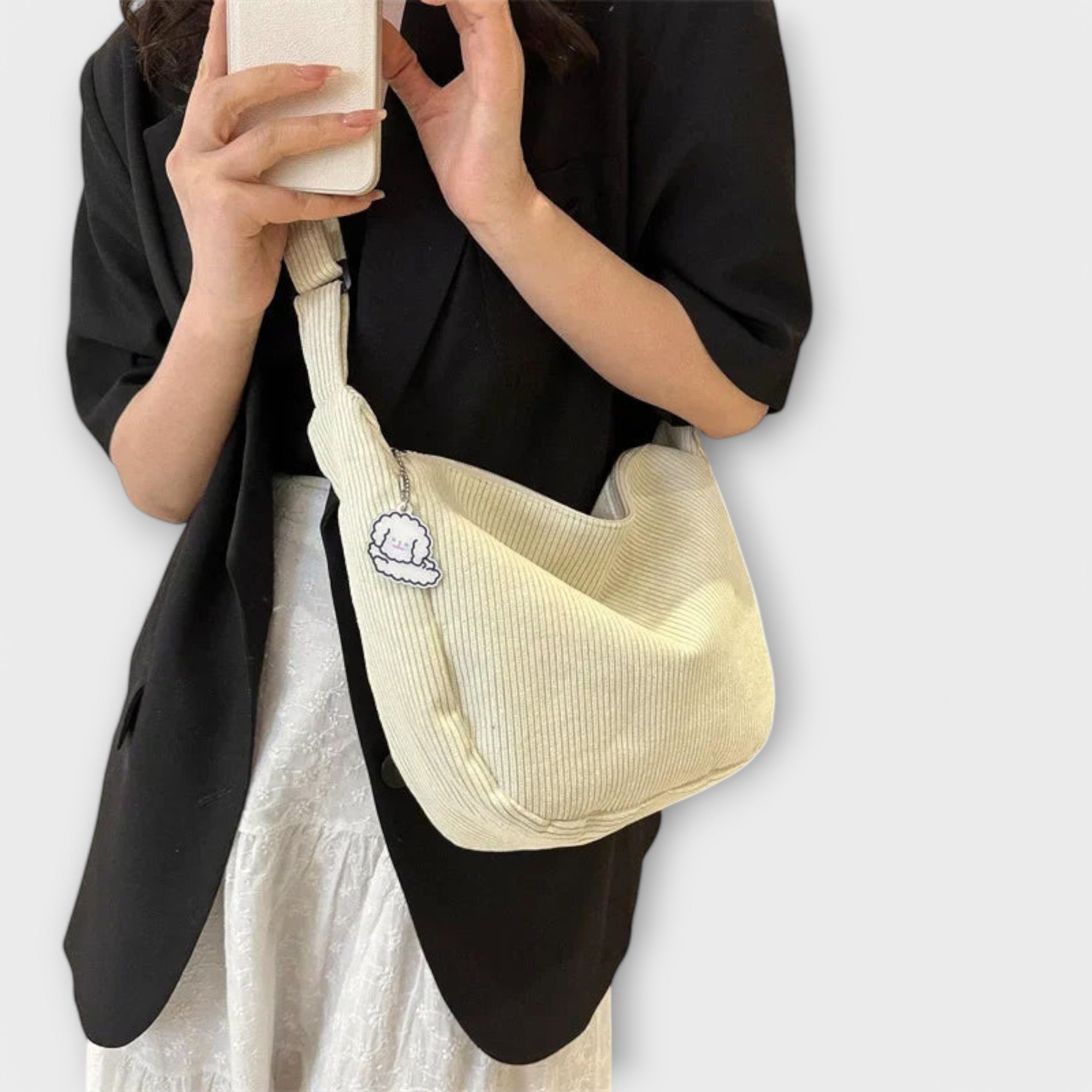 Loreva – Cord Crossbody Bag with Structure