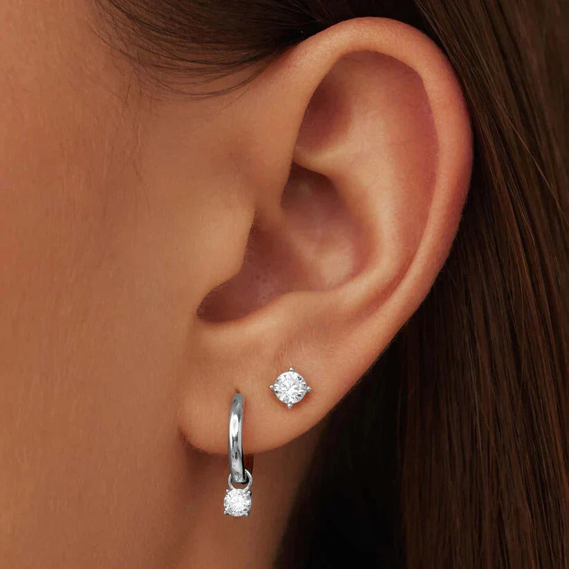 Larmes de Lune Stone | Stud Earrings