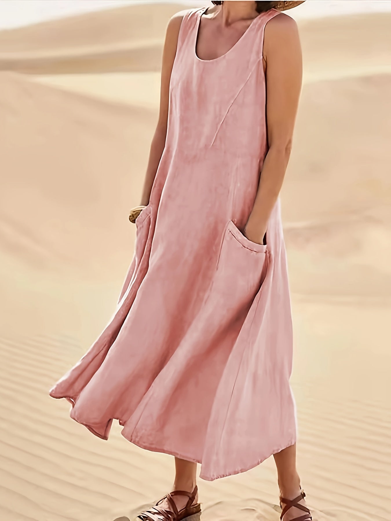 The Claire | Casual Sleeveless with Pockets