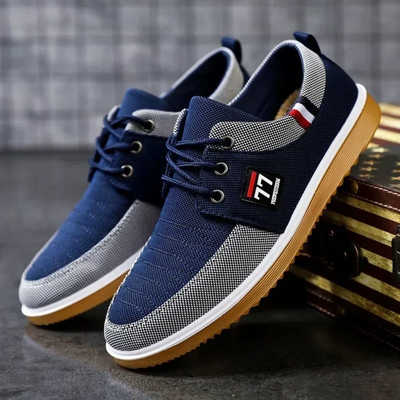 DIEDERICK™ | ORTHOPEDISCHE CANVAS SCHOENEN