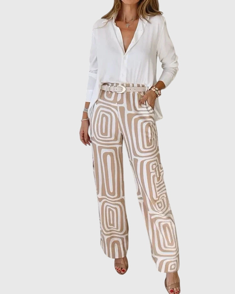 Emilia™ | Stylish Pants + Free Blouse
