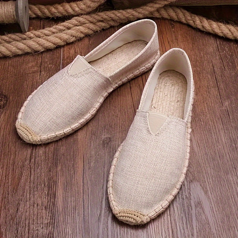 Sebastian | Classic Linen Espadrilles